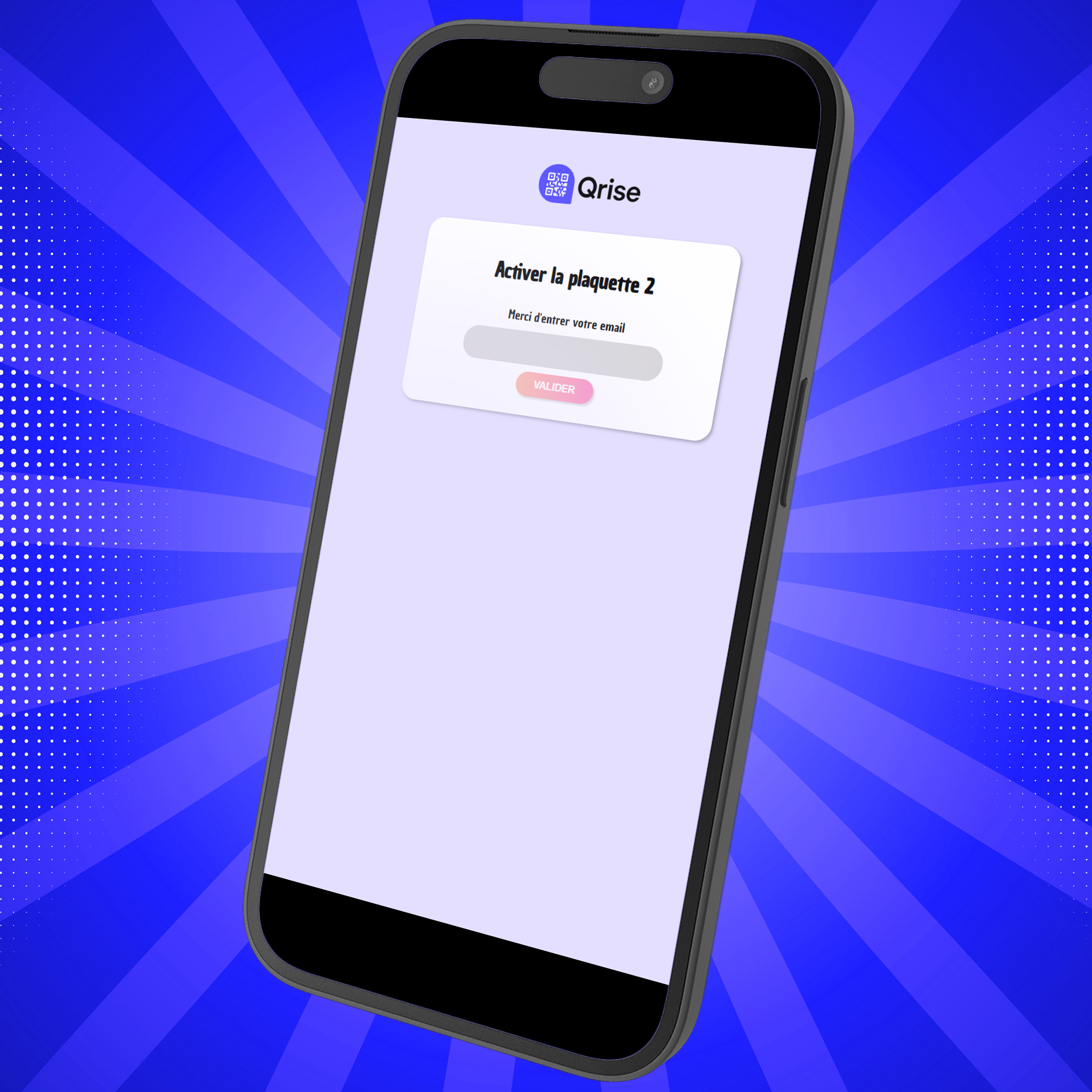 Étape 1 – Entrez votre e-mail